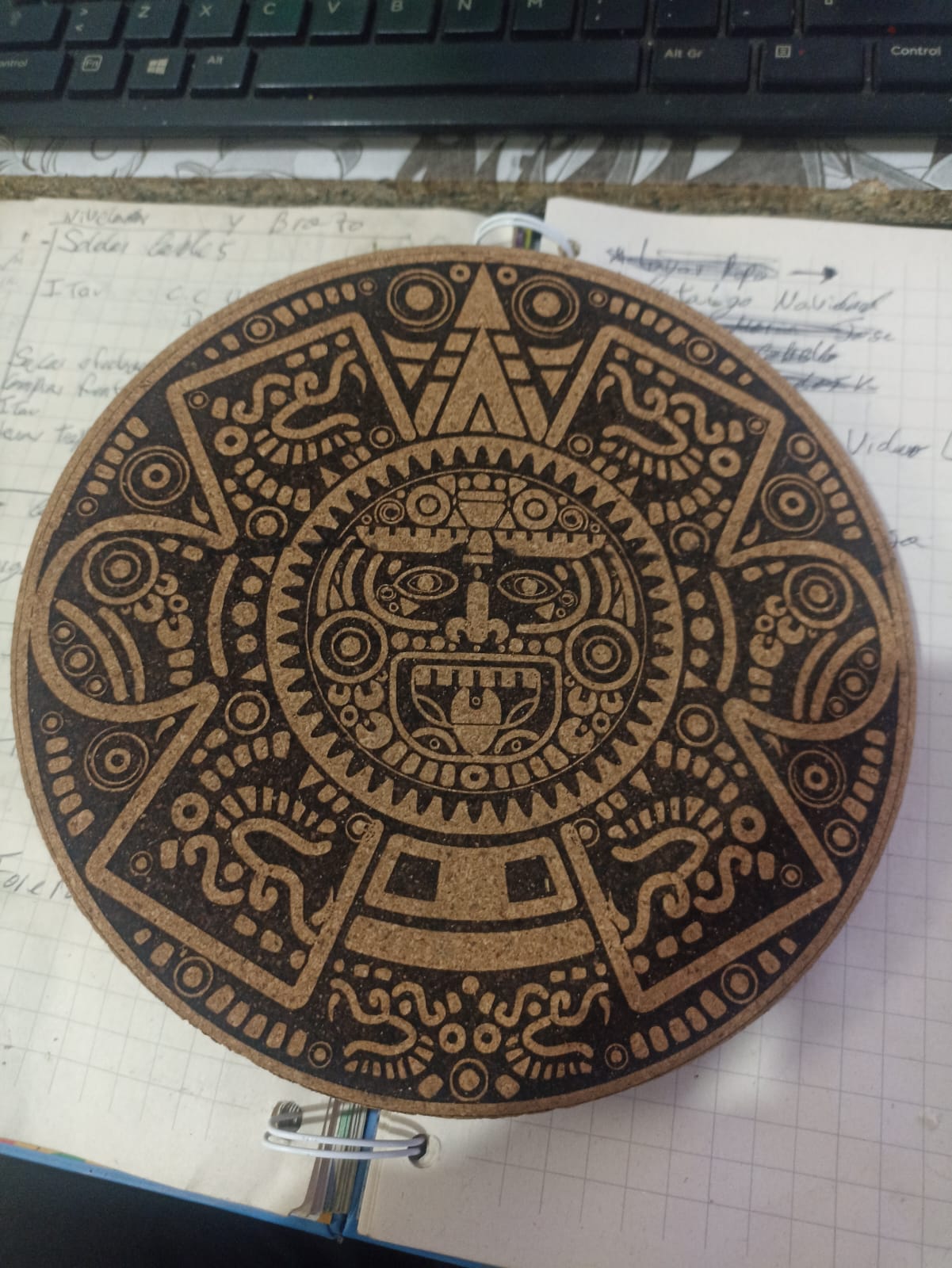 VECTOR GRABADO DE CORCHO