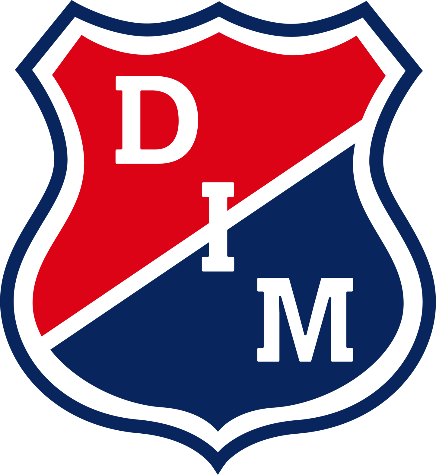 VECTOR EN CAPAS DEL ESCUDO DE DEPORTIVO INDEPENDIENTE MEDELLIN - CORTE LÁSER - SVG - AI - DXF - LIGHTBURN